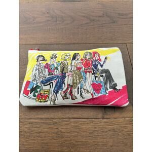 Brighton 2018 Fashionistas Promo Canvas Zippered Promo Make-Up Pouch Bag
